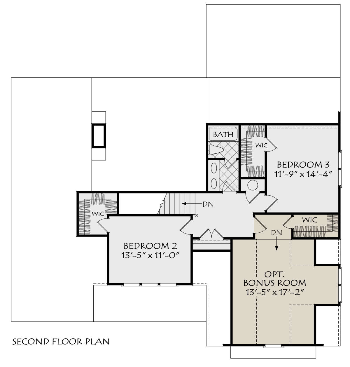 Second Floor for House Plan #8594-00459