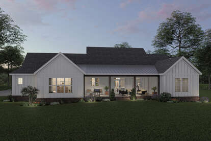 Modern Farmhouse House Plan #009-00307 Elevation Photo