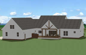 Modern Farmhouse House Plan #6849-00106 Elevation Photo