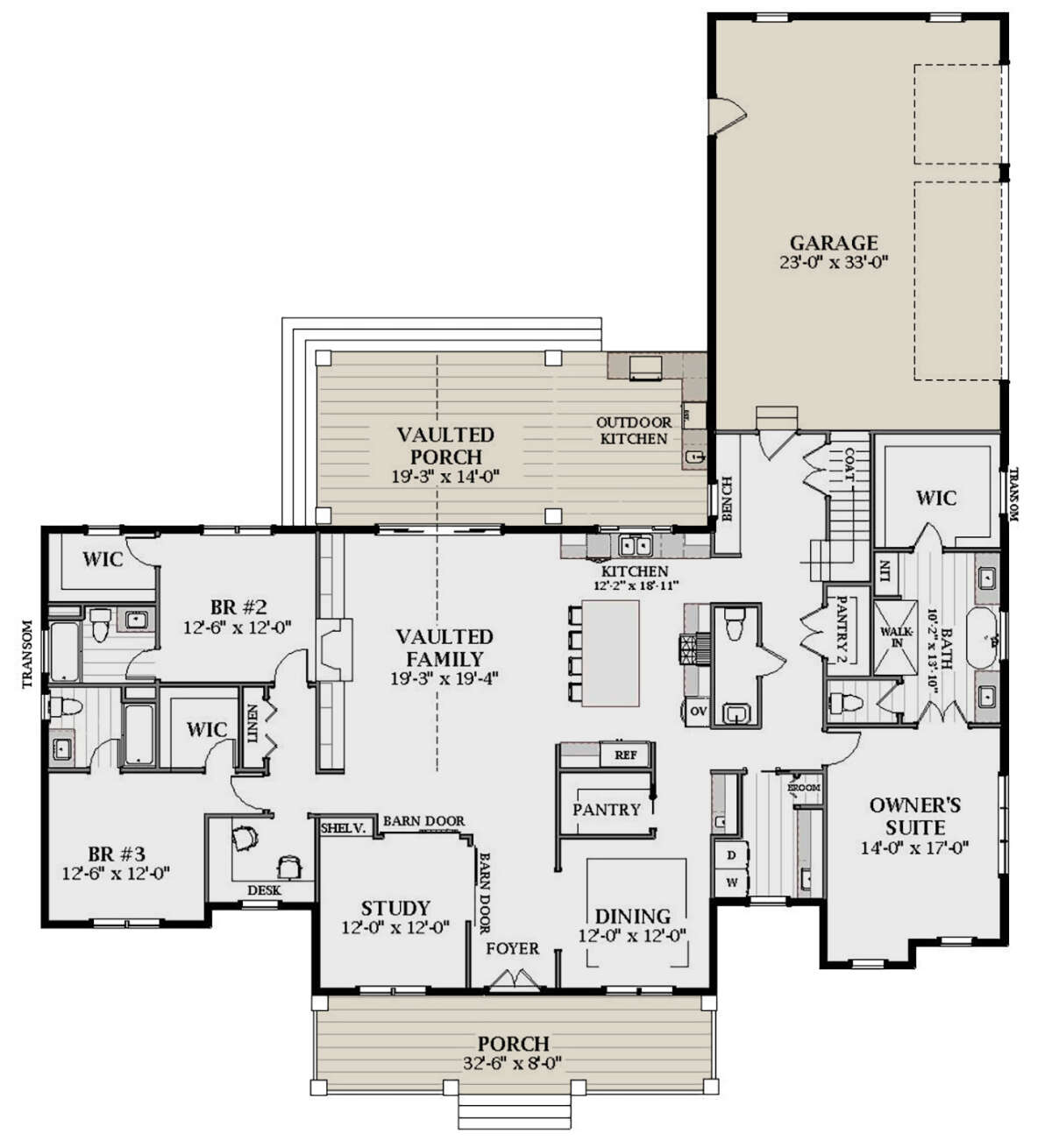 Main Floor for House Plan #6849-00106