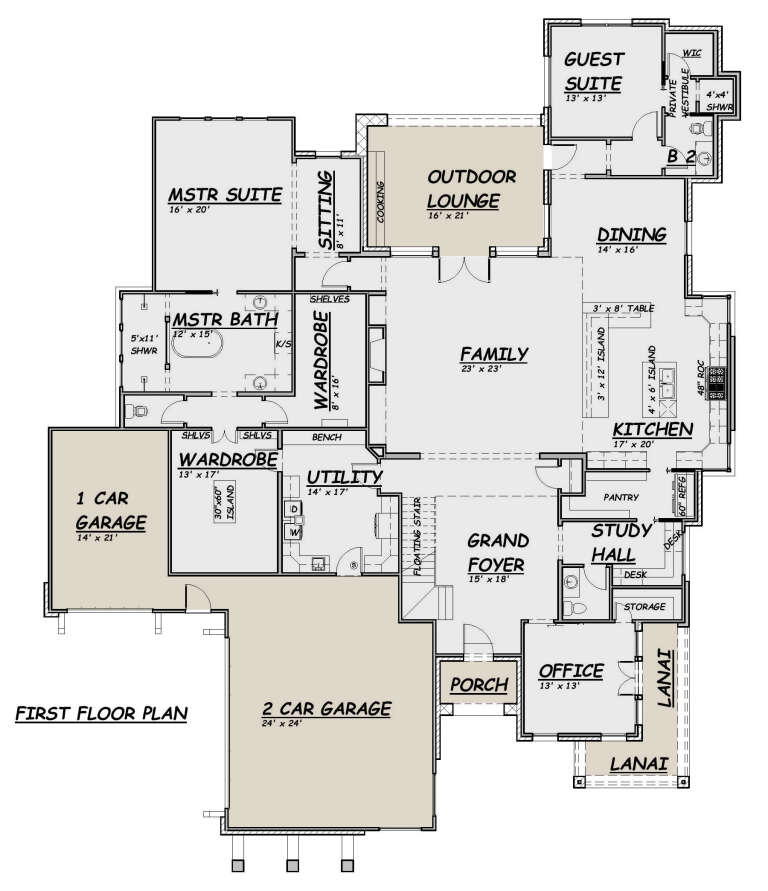 House Plan House Plan #26013 Drawing 1