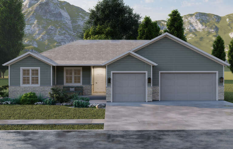 House Plan House Plan #26015 Front Elevation