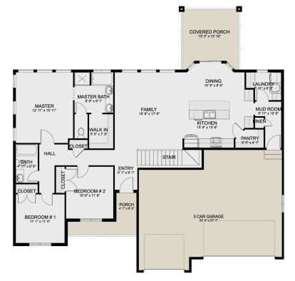 Main Floor for House Plan #2802-00081