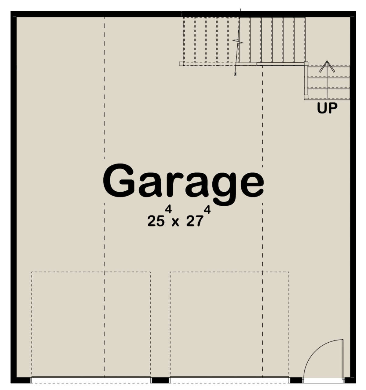 Garage Floor for House Plan #963-00605