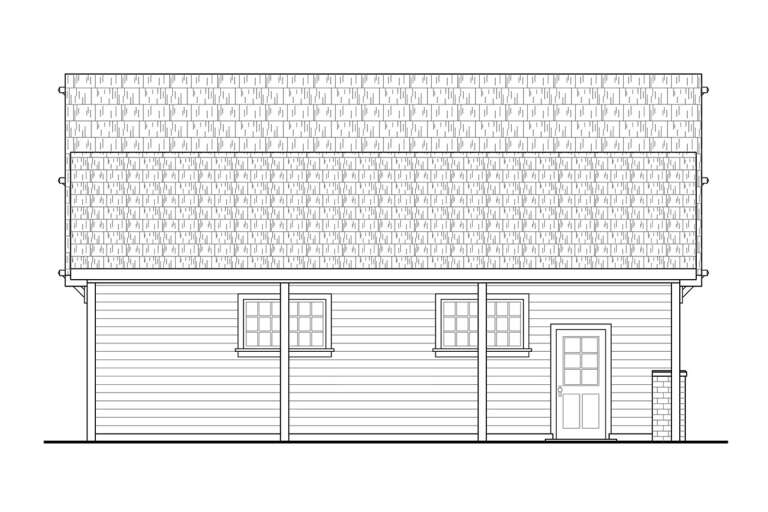 Barn House Plan #035-00942 Elevation Photo