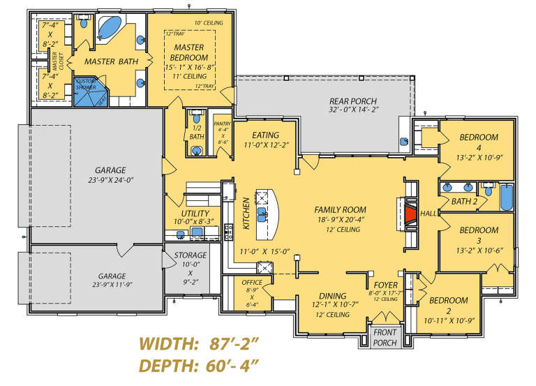 House Plan House Plan #26019 Drawing 1