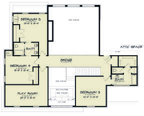Second Floor for House Plan #8318-00216