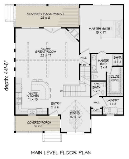 Main Floor for House Plan #940-00373