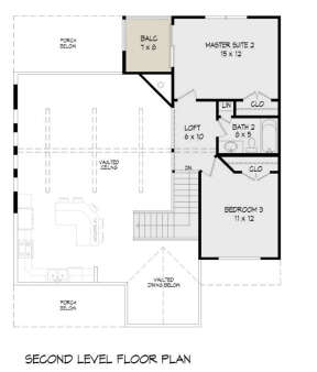 Second Floor for House Plan #940-00373