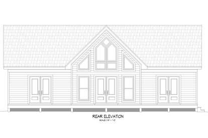 Cottage House Plan #940-00374 Elevation Photo