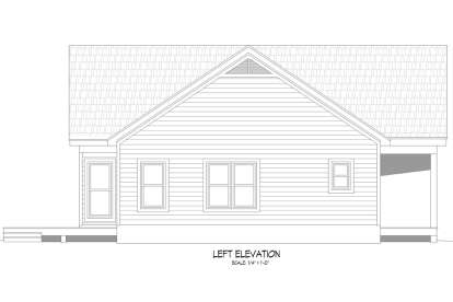 Cottage House Plan #940-00374 Elevation Photo