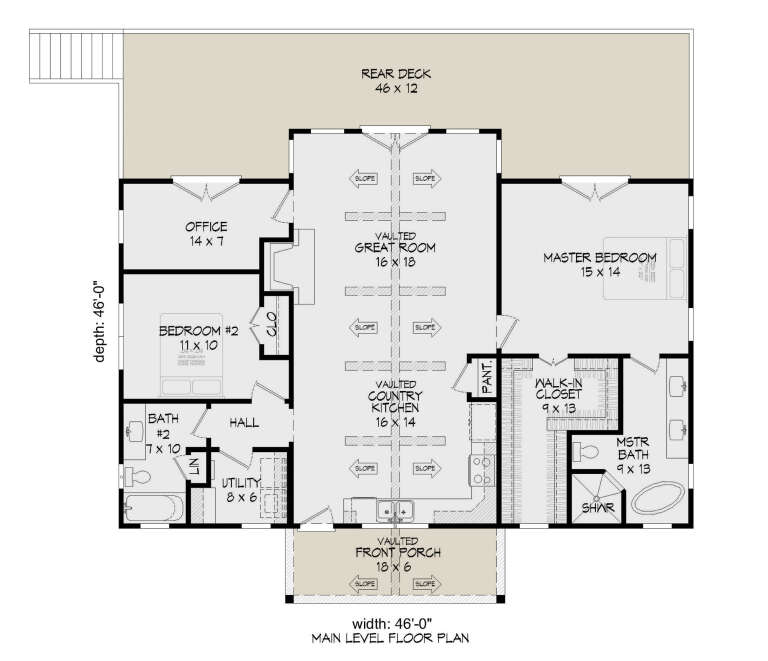 House Plan House Plan #26024 Drawing 1