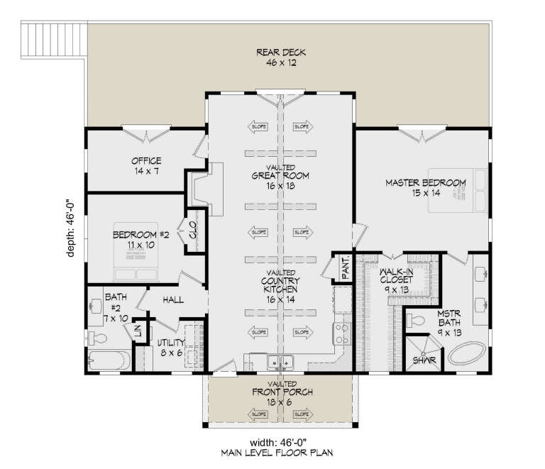 House Plan House Plan #26024 Drawing 1