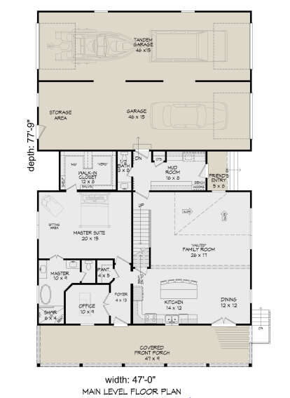 Main Floor for House Plan #940-00375