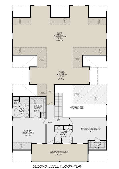 Second Floor for House Plan #940-00375