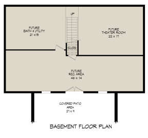 Basement for House Plan #940-00375