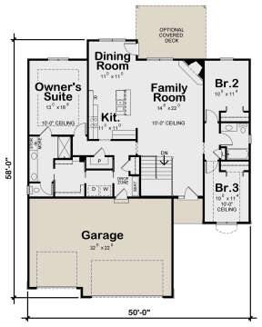 Main Floor for House Plan #402-01712