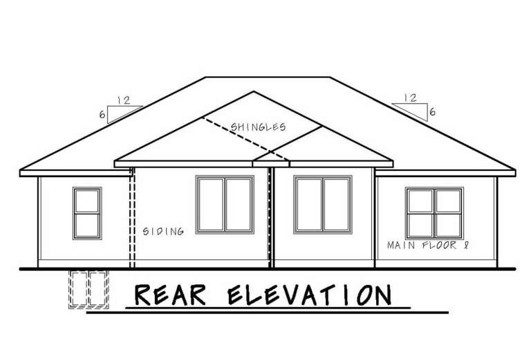 Contemporary House Plan #402-01713 Elevation Photo