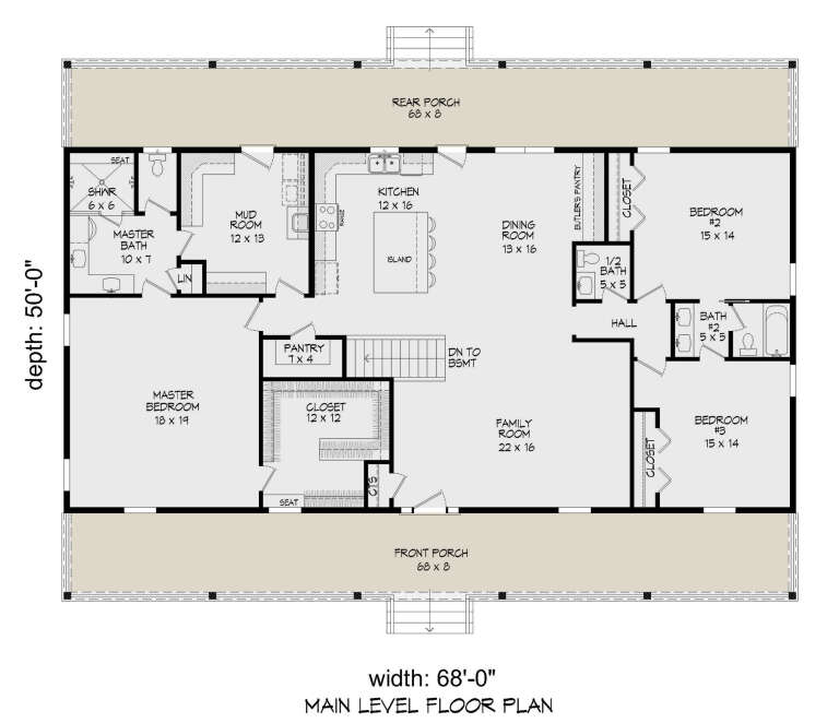 House Plan House Plan #26029 Drawing 1
