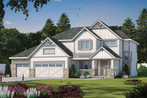 Craftsman House Plan #402-01714 Elevation Photo