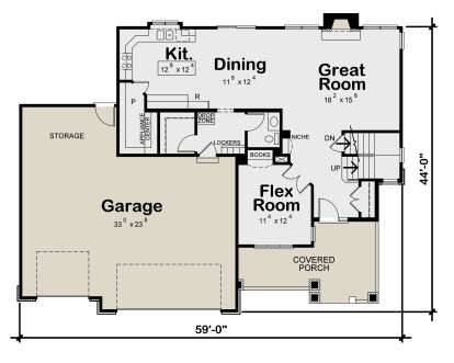 Main Floor for House Plan #402-01714