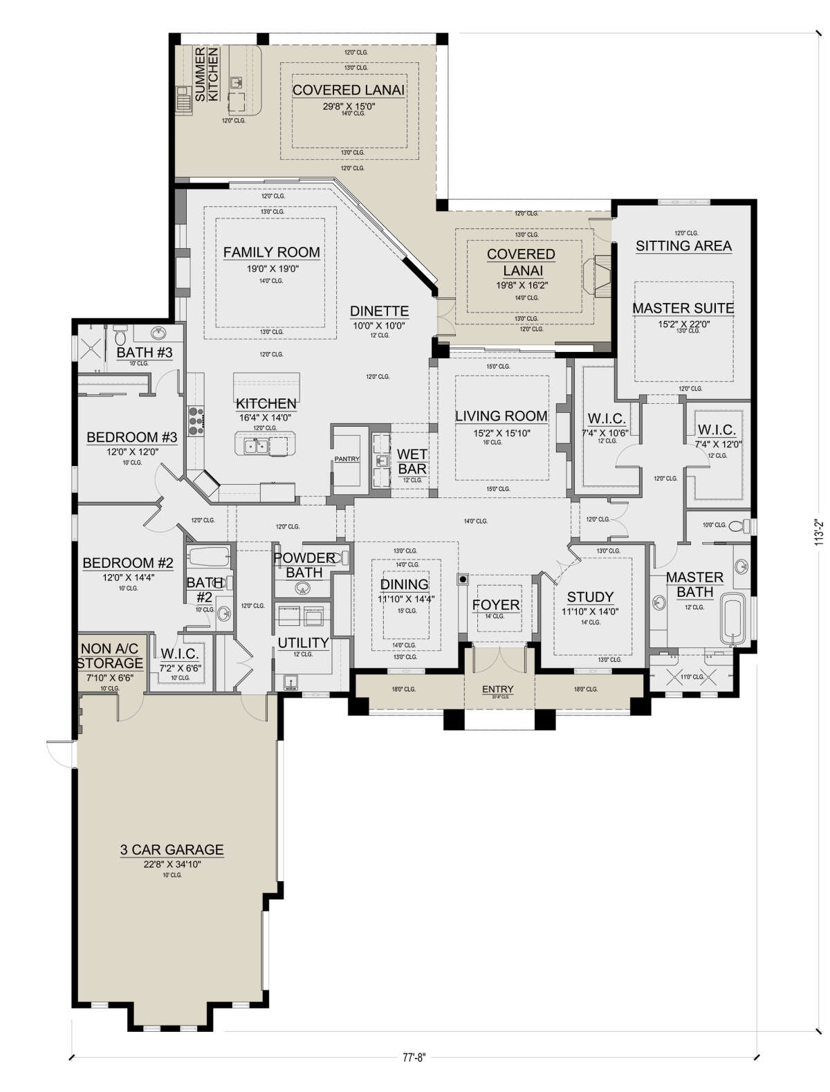 Contemporary Plan - 3,696 Square Feet, 3 Bedrooms, 3.5 Bathrooms | Floor  Plan #5565-00103 | America's Best House Plans, image size:1200x1579