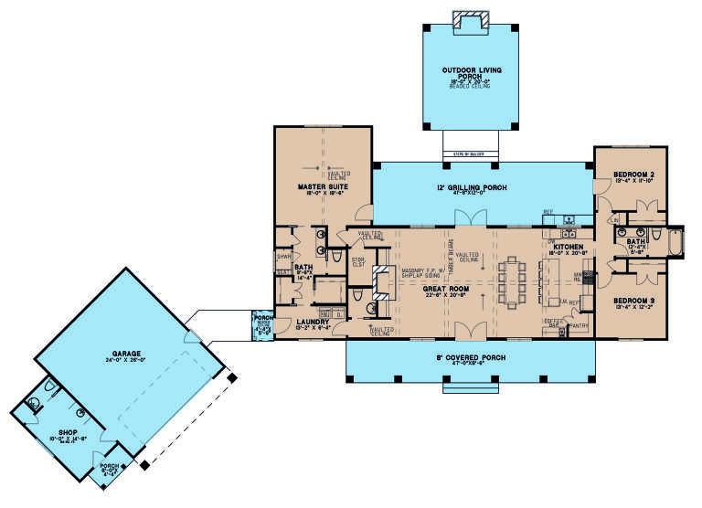House Plan House Plan #26033 Drawing 1