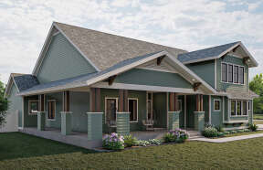 Craftsman House Plan #963-00607 Elevation Photo
