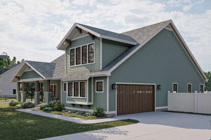 Craftsman House Plan #963-00607 Elevation Photo