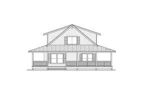 Lake Front House Plan #035-00944 Elevation Photo