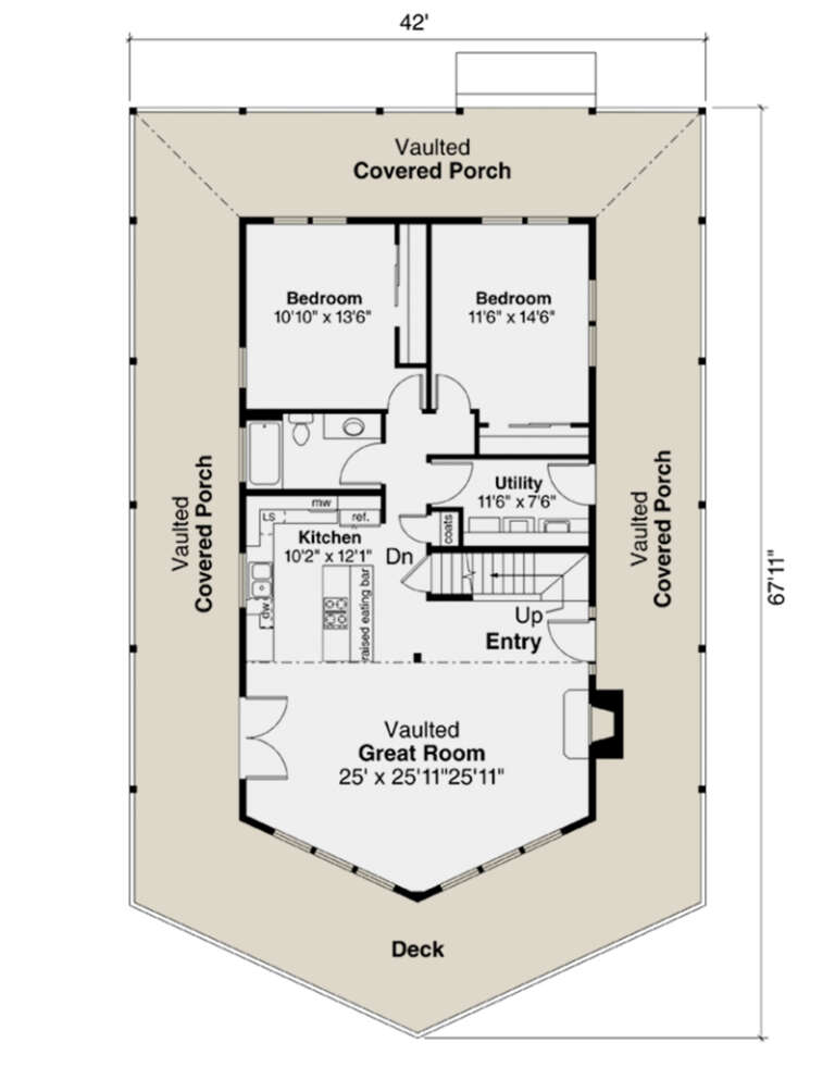 House Plan House Plan #26036 Drawing 1