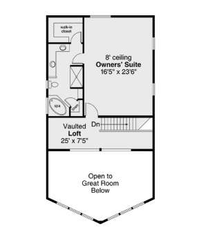 Second Floor for House Plan #035-00944