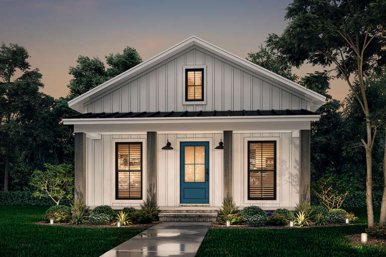 Modern Farmhouse House Plan #041-00259 Elevation Photo