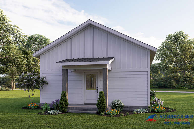 Modern Farmhouse House Plan #041-00259 Elevation Photo