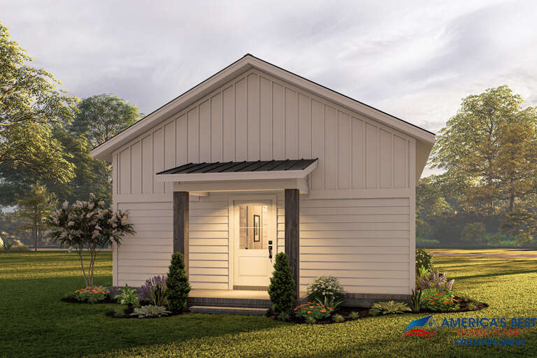 Modern Farmhouse House Plan #041-00259 Elevation Photo