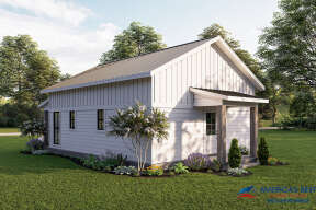 Modern Farmhouse House Plan #041-00259 Elevation Photo