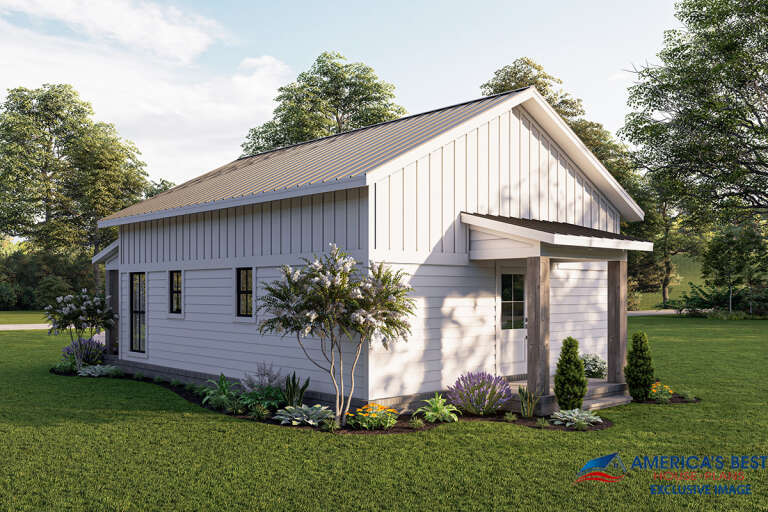 Modern Farmhouse House Plan #041-00259 Elevation Photo