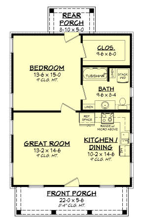 Main Floor for House Plan #041-00259