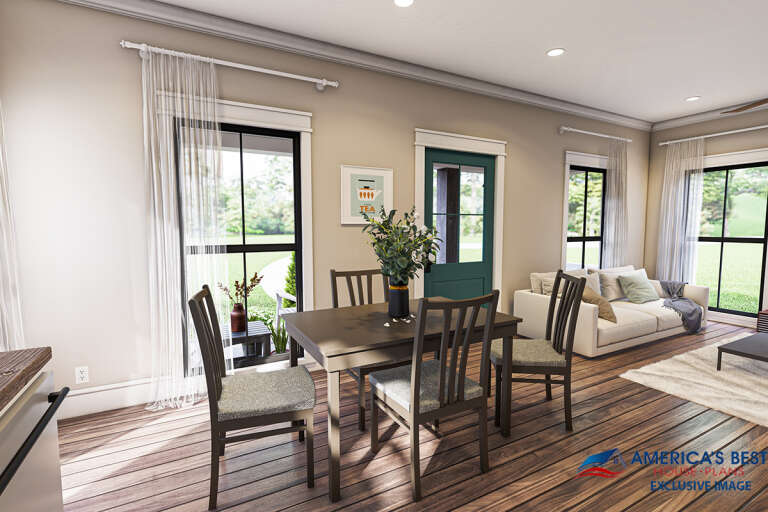 Modern Farmhouse House Plan #041-00259 Additional Photo