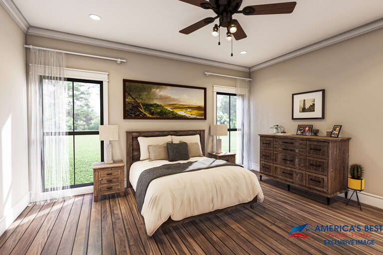 Modern Farmhouse House Plan #041-00259 Additional Photo