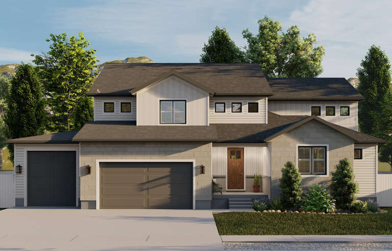 Traditional House Plan #2802-00082 Elevation Photo