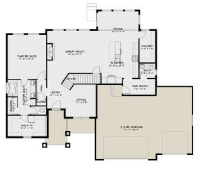 Main Floor for House Plan #2802-00083