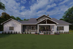 Modern Farmhouse House Plan #425-00039 Elevation Photo