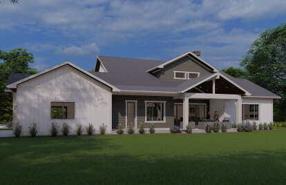 Modern Farmhouse House Plan #425-00039 Elevation Photo