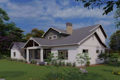 Modern Farmhouse House Plan #425-00039 Elevation Photo