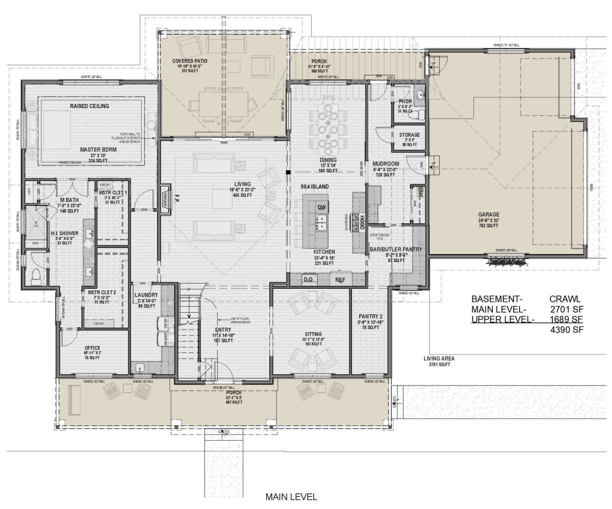 Main Floor for House Plan #425-00039
