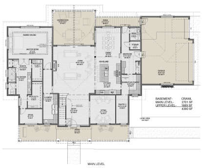 Main Floor for House Plan #425-00039