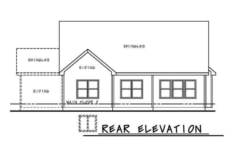 Craftsman House Plan #402-01715 Elevation Photo