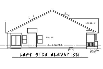 Craftsman House Plan #402-01715 Elevation Photo