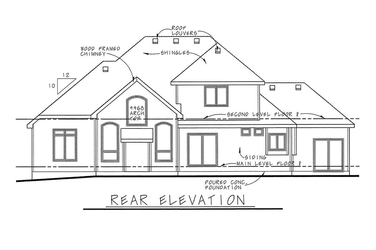 Craftsman House Plan #402-01716 Elevation Photo